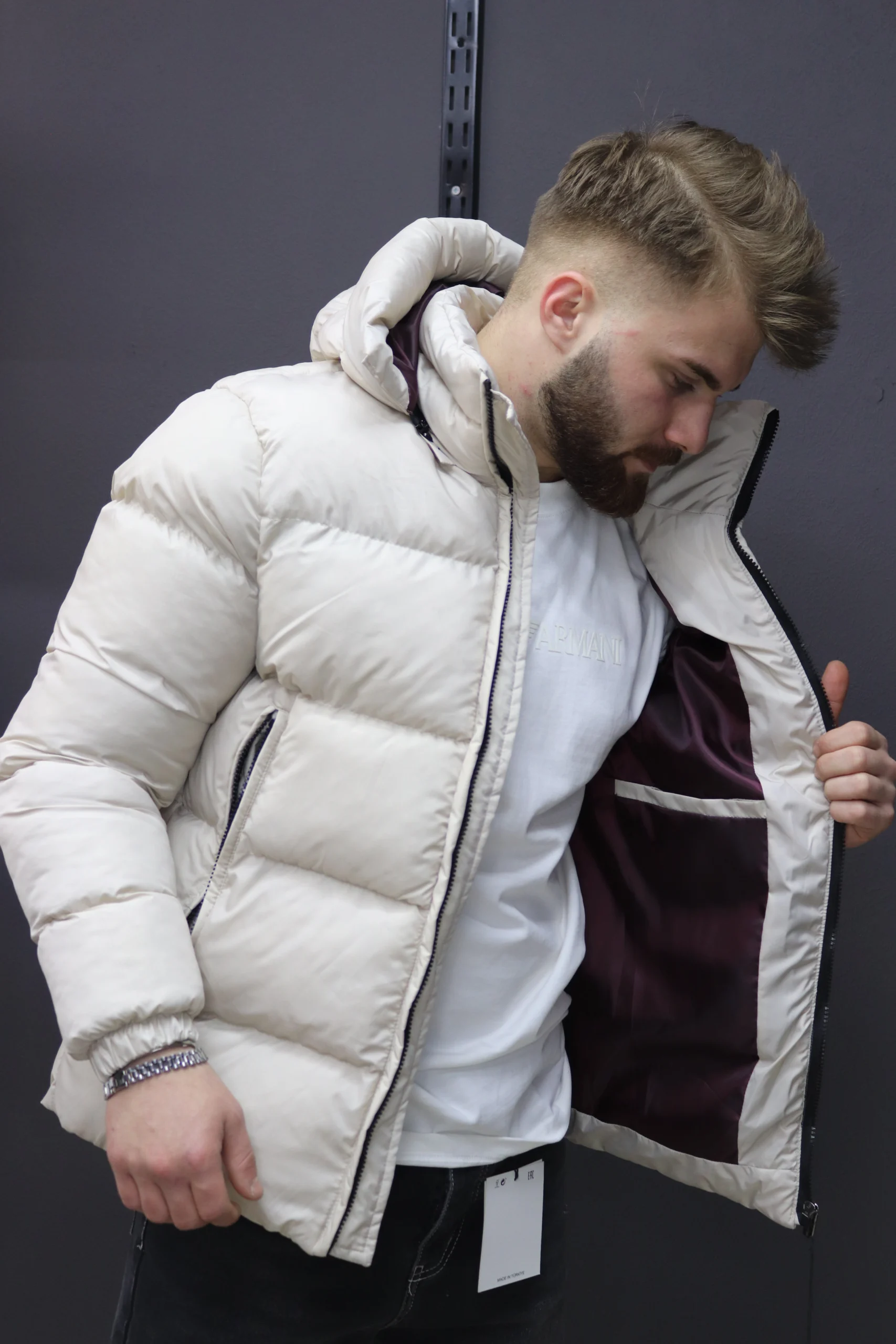 Calvın Kleın baskı şişme mont (4),