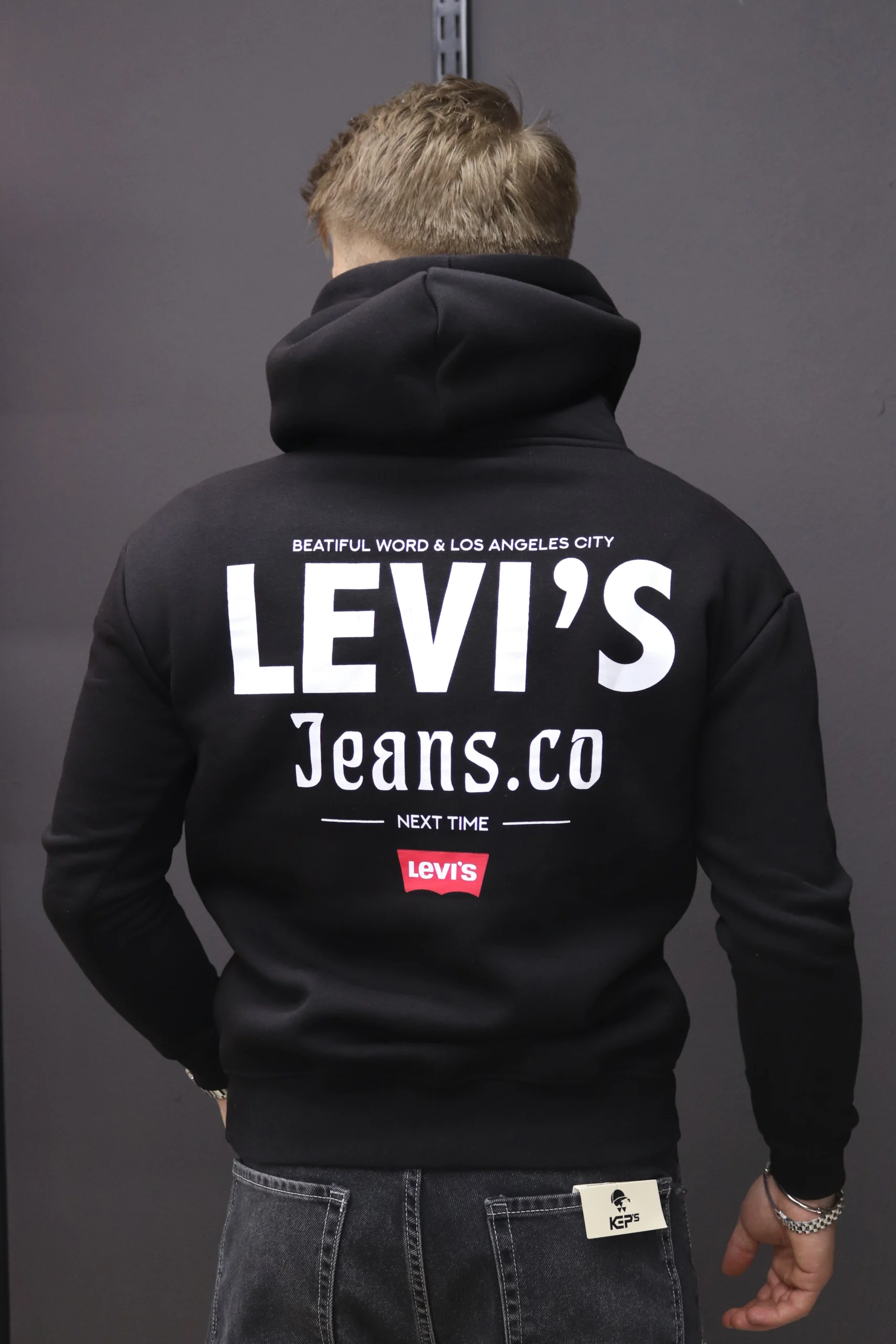 LEVİS Sırt Baskılı Kapuşonlu Sweat (13)