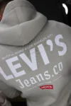 LEVİS Sırt Baskılı Kapuşonlu Sweat (1)