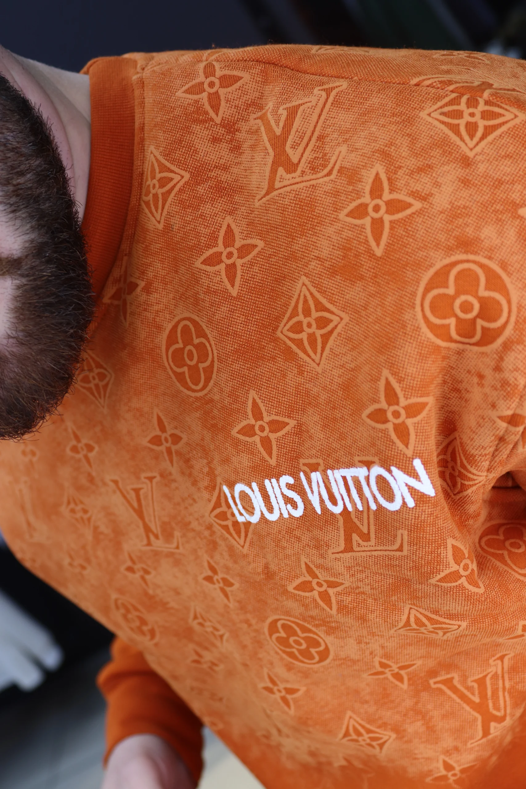 LV Baskı bisiklet yaka sweat (5)